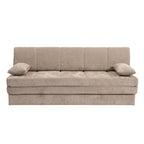 Luma - Banquette 3 Places - Tissu Chenille Marron