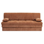 Luma - Banquette 3 Places - Tissu Chenille Terracotta