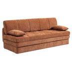 Luma - Banquette 3 Places - Tissu Chenille Terracotta
