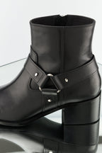 CITY - Luna-Cuir Lisse Noir