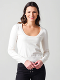 Pull Luxe U Neck - Off White