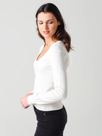 Pull Luxe U Neck - Off White