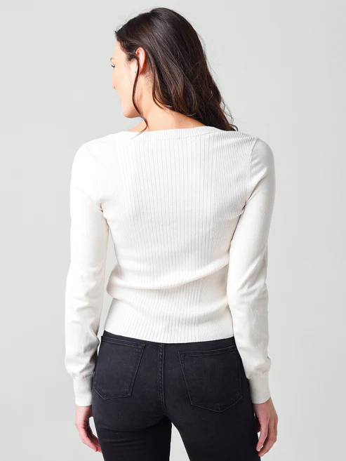 Pull Luxe U Neck - Off White