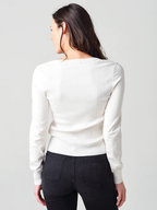 Pull Luxe U Neck - Off White