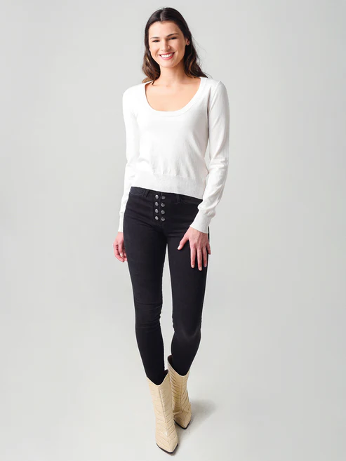 Pull Luxe U Neck - Off White