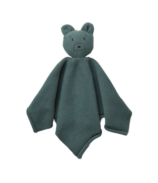 Doudou En Maille Réconfortante Milo - Mr Bear Whale Blue