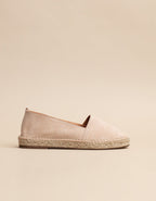 Espadrilles Lyonnaise - Cuir Daim Coton - Femme