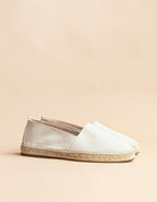 Espadrilles Plates Lyonnaise Daim - Cuir Daim Gris - Homme