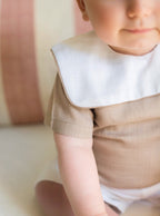 Blouse & Short L'Explorateur - Sable - À Personnaliser