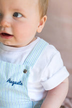 Salopette L'Irrésistible - Bleu/Menthe/Blanc - À Personnaliser
