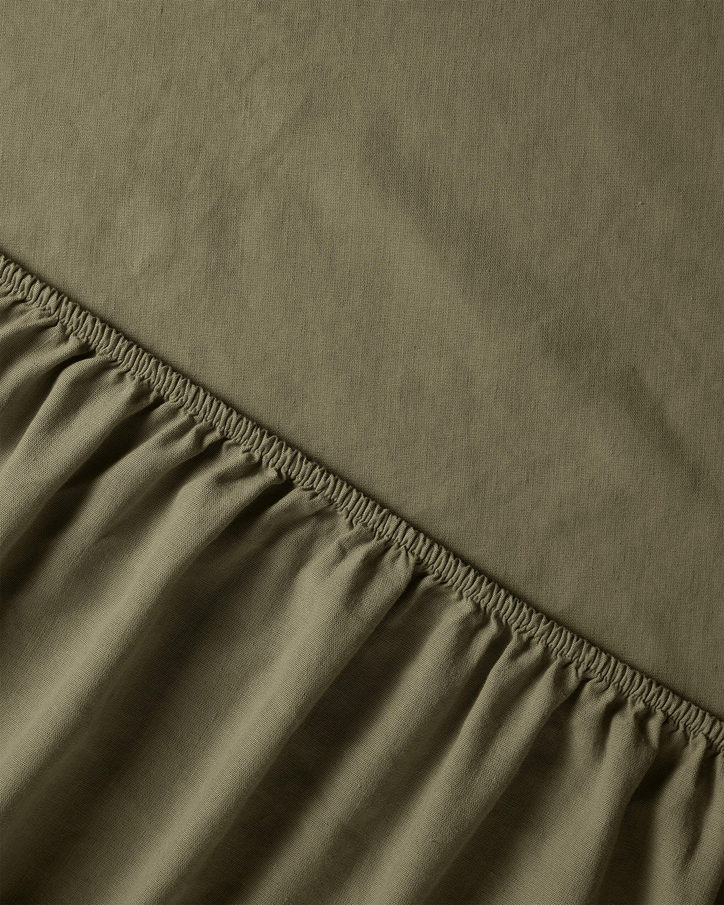 Hoeslaken Linnen Army Green - SUITE702