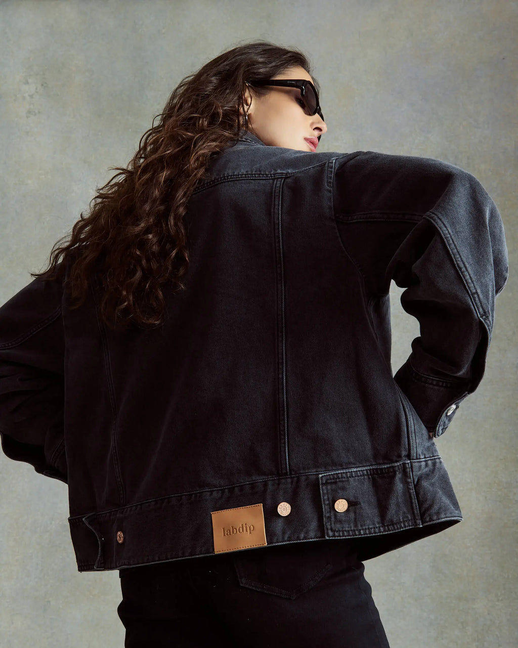 Veste BAYA DENIM BL 50 NOIR BLACK WASHED Labdip