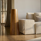 Tecka - Décoration Lumineuse Solaire - Bois - Bois