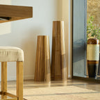 Tecka - Décoration Lumineuse Solaire - Bois - Bois