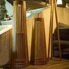 Tecka - Décoration Lumineuse Solaire - Bois - Bois
