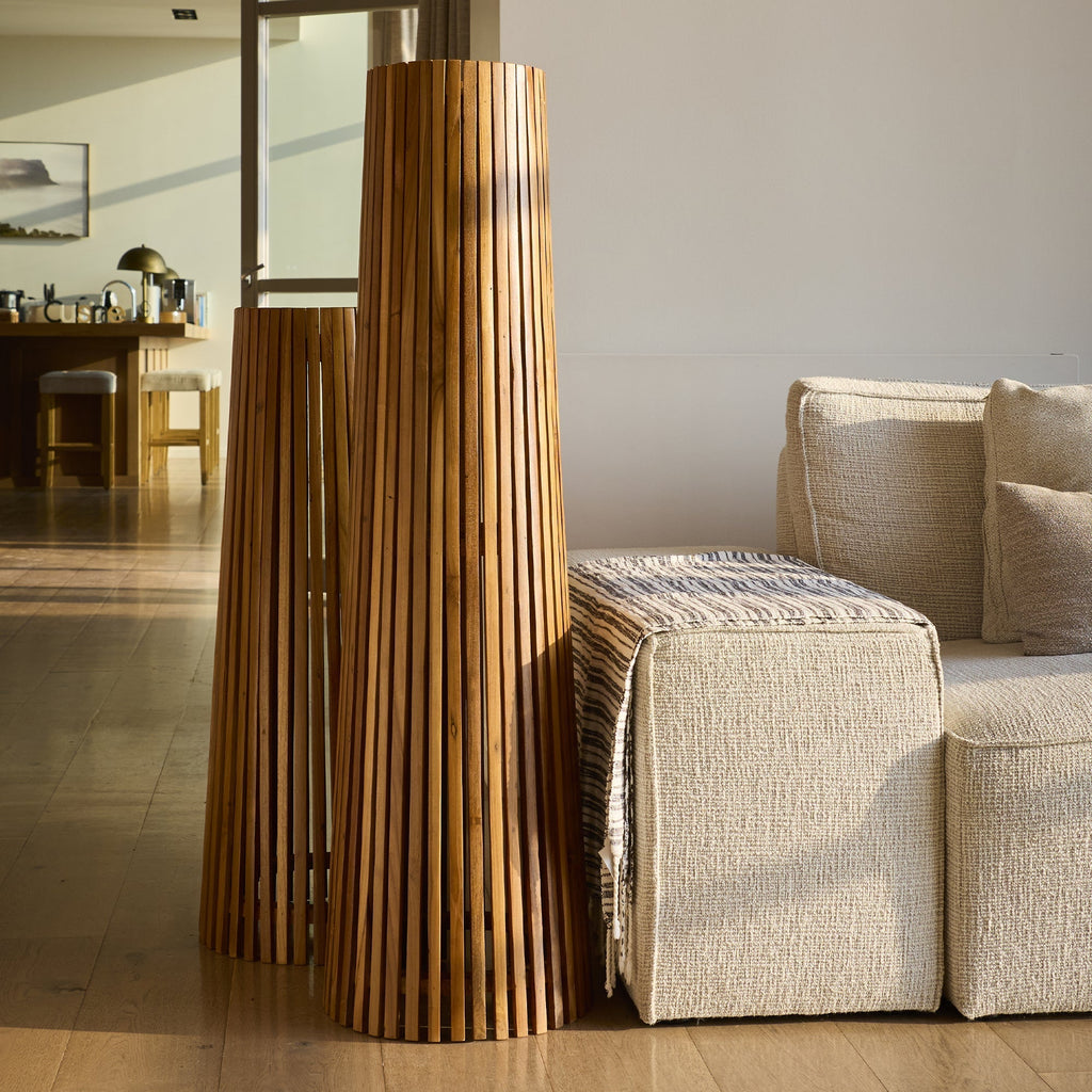 Tecka - Décoration Lumineuse Solaire - Bois - Bois