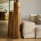 Tecka - Décoration Lumineuse Solaire - Bois - Bois