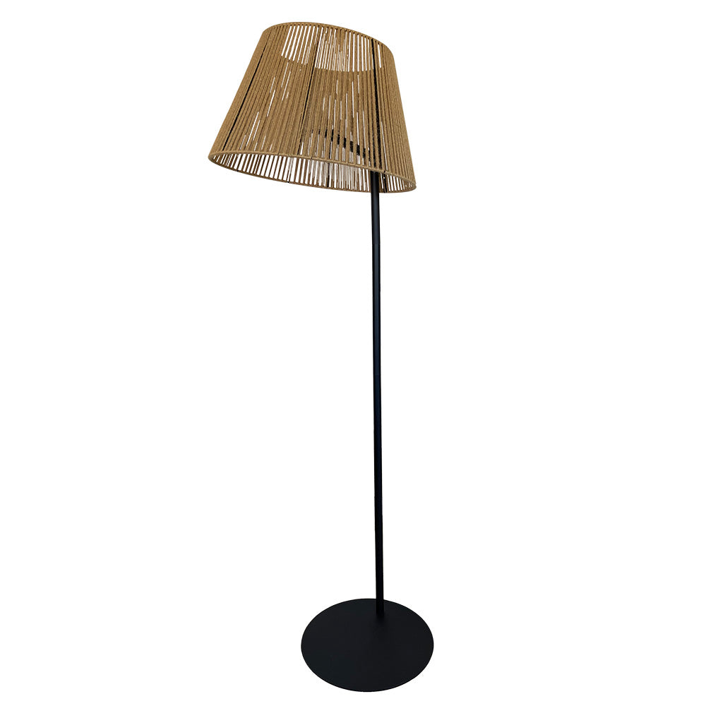 Octavio - Lampadaire Sans Fil - Corde - Marron