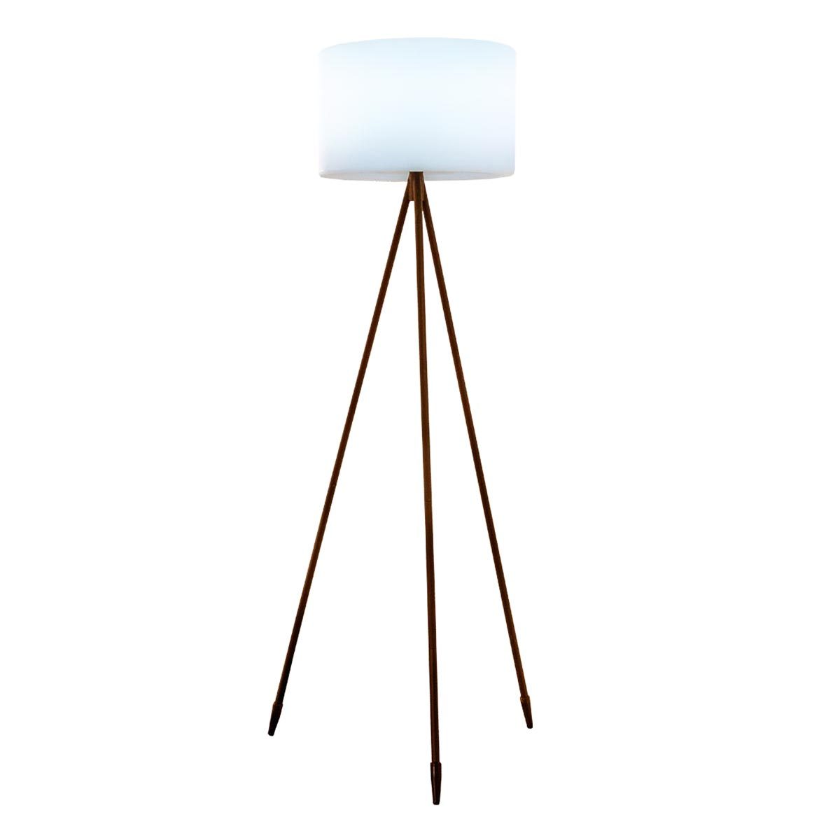 Lampadaire sans fil LED multicolore dimmable TAMBOURY H150cm avec télécommande - REDDECO.com
