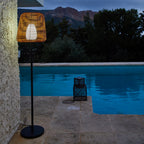 Boheme Tall - Lampadaire Filaire - Polyrotin - Marron