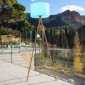 Lampadaire Sans Fil - Tamboury Wood