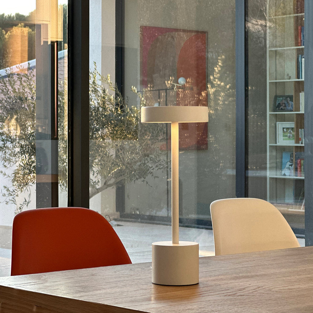 Lampe De Table Sans Fil - Roby White