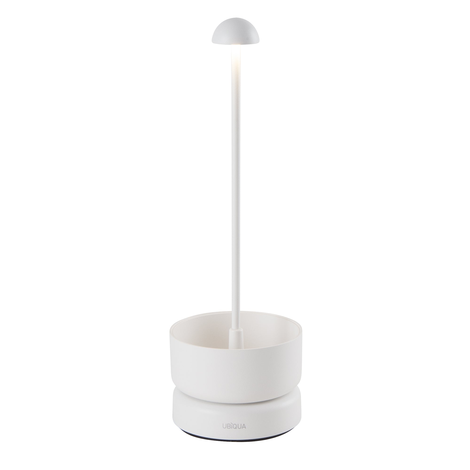 Basket - Lampe De Table Sans Fil - Aluminium - Blanc