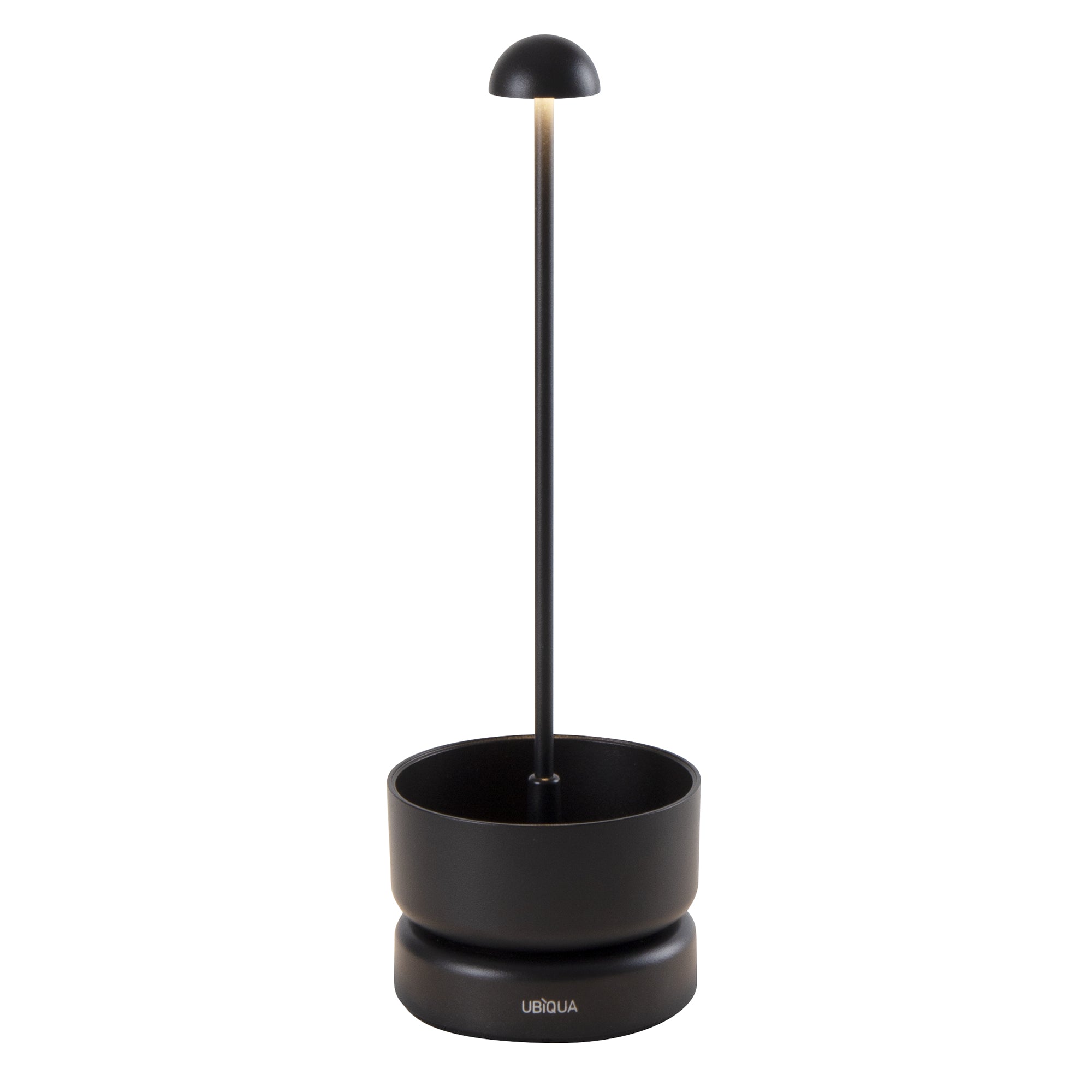 Basket - Lampe De Table Sans Fil - Aluminium - Noir