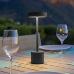 Roby - Lampe De Table Sans Fil - Acier - Gris Anthracite