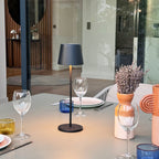 Kelly - Lampe De Table Sans Fil - Acier - Noir