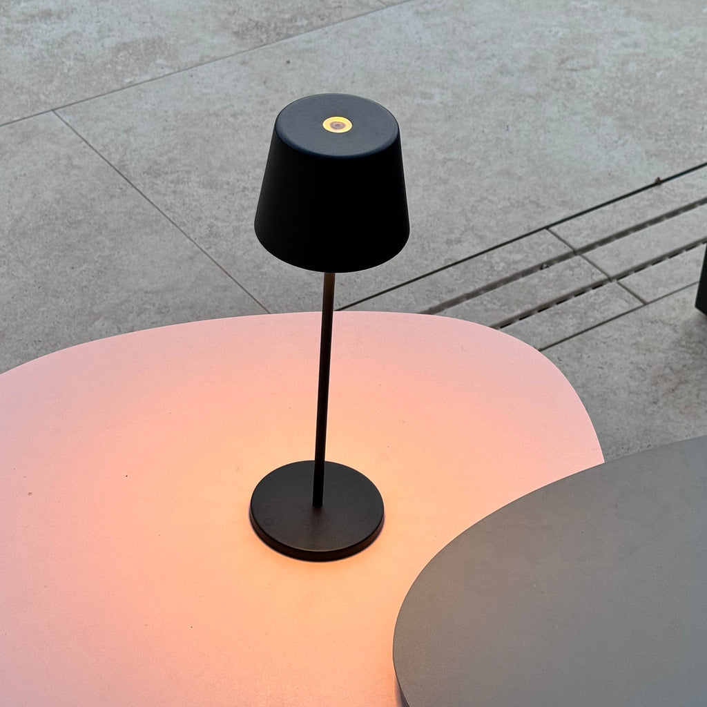 Kelly - Lampe De Table Sans Fil - Acier - Noir