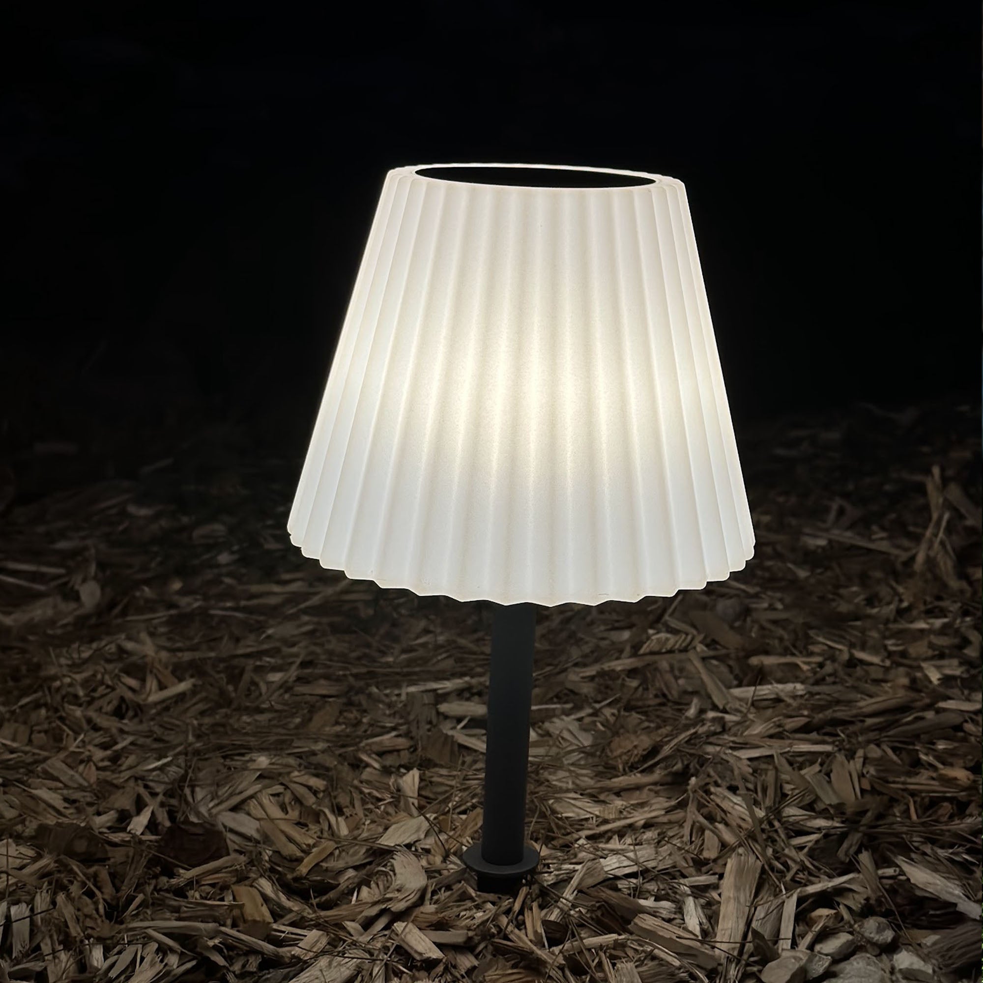Lady Mini - Lampe De Table Solaire - Acier - Gris