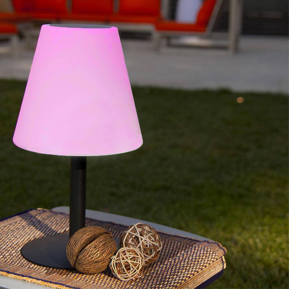 Standy Mini - Lampe De Table Solaire - Acier - Gris