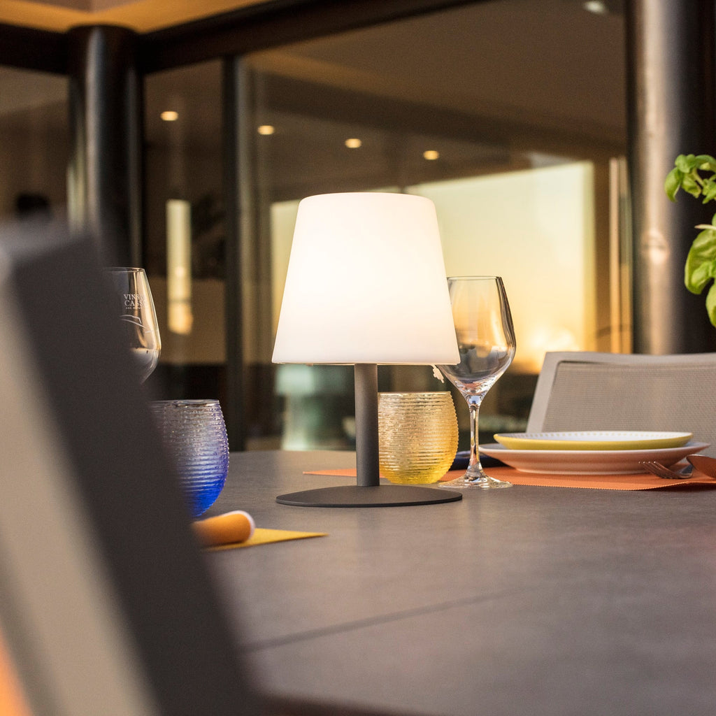 Standy Mini - Lampe De Table Sans Fil - Acier - Gris