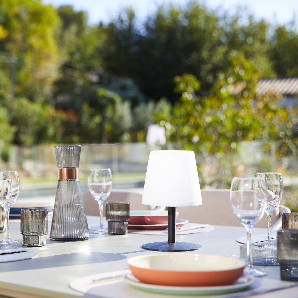 Standy Mini - Lampe De Table Sans Fil - Acier - Noir