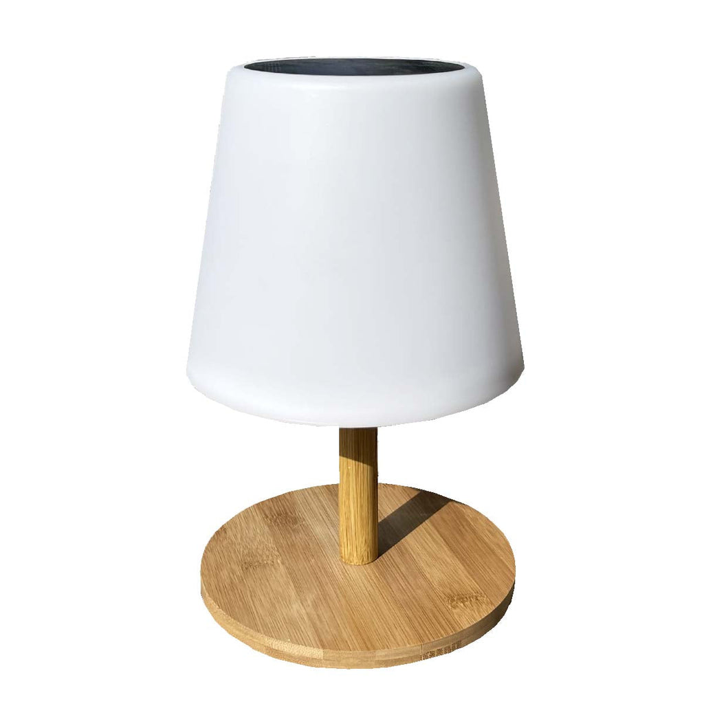 Wood - Lampe De Table Solaire - Bois - Bois