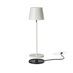 Kelly - Lampe De Table Sans Fil - Acier - Blanc