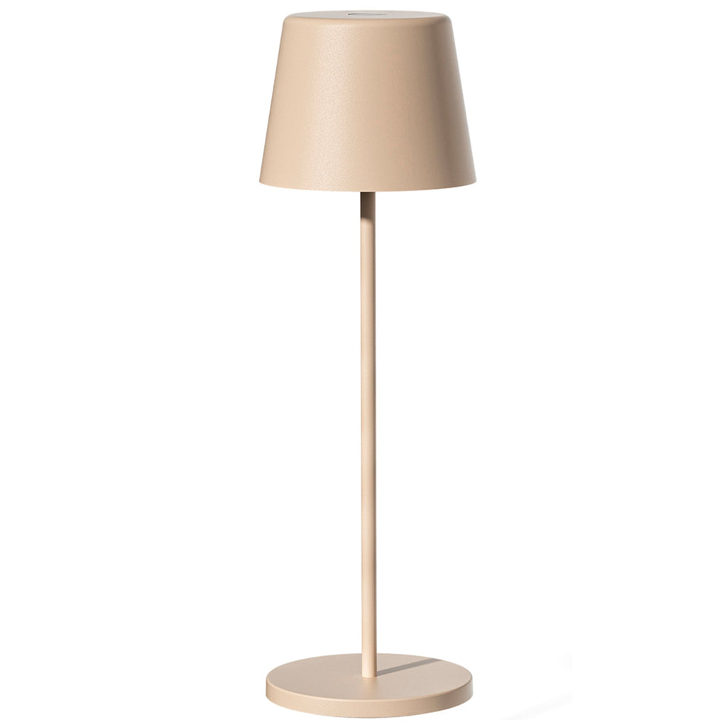 Kelly - Lampe De Table Sans Fil - Acier - Beige