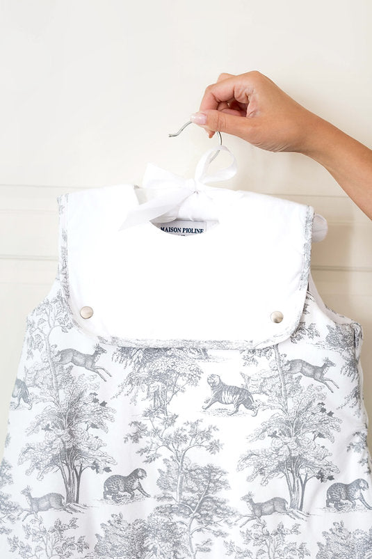 Gigoteuse Mixte La Romantique - Blanc/Gris