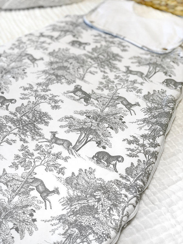 Gigoteuse Mixte La Romantique - Blanc/Gris
