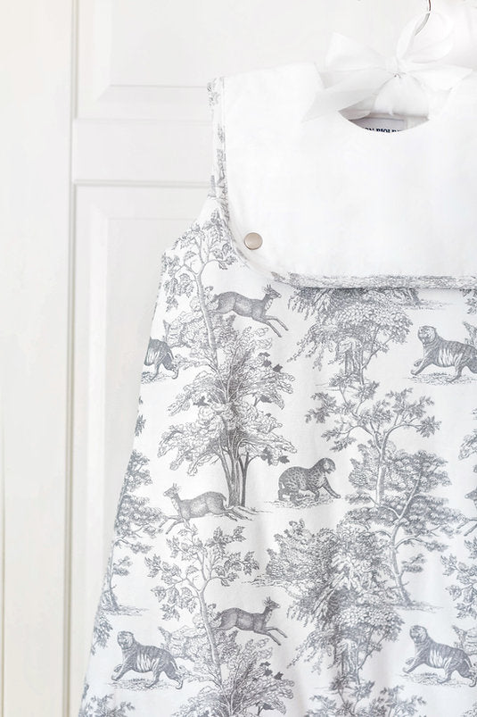 Gigoteuse Mixte La Romantique - Blanc/Gris