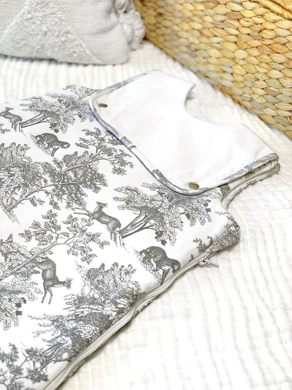Gigoteuse Mixte La Romantique - Blanc/Gris