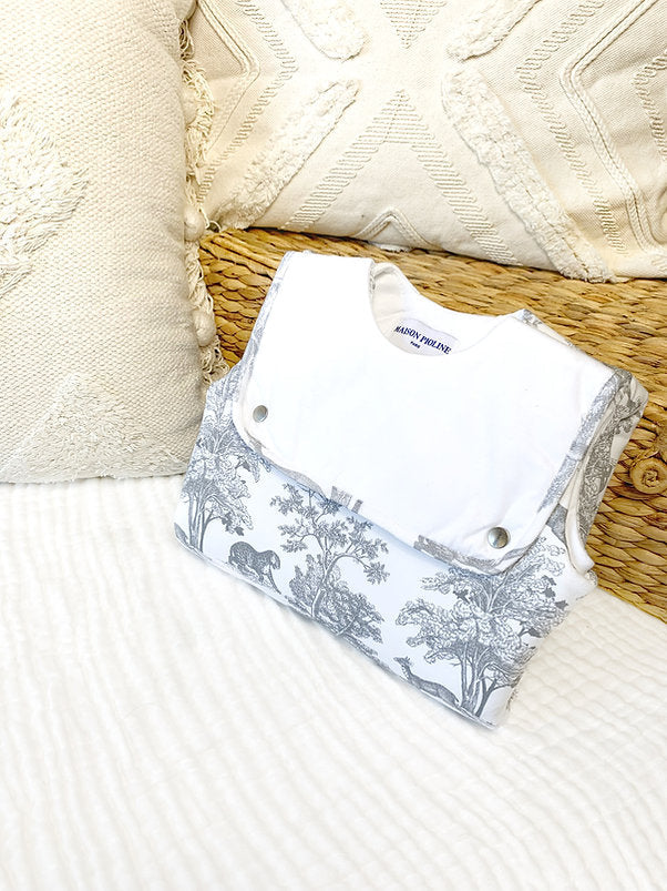Gigoteuse Mixte La Romantique - Blanc/Gris
