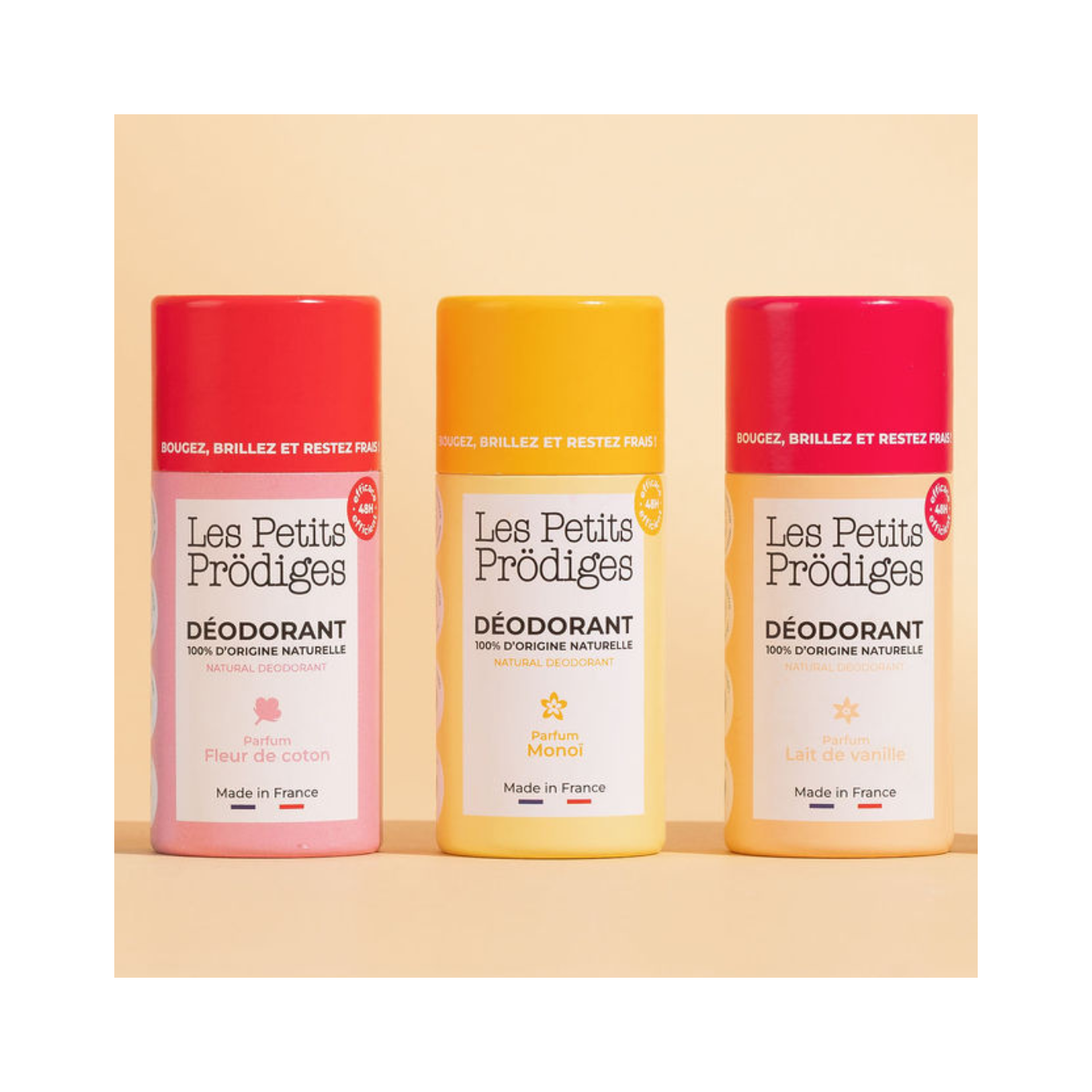 Les Déodorants 48H : Le Trio Sucré & Floral