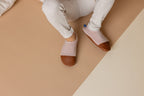 Les Petits Velours Rose Pâle - Chaussons Souples - Pour L'Intérieur
