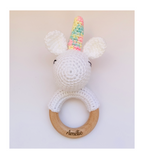 Hochet En Crochet Pour Bébé Personnalisé