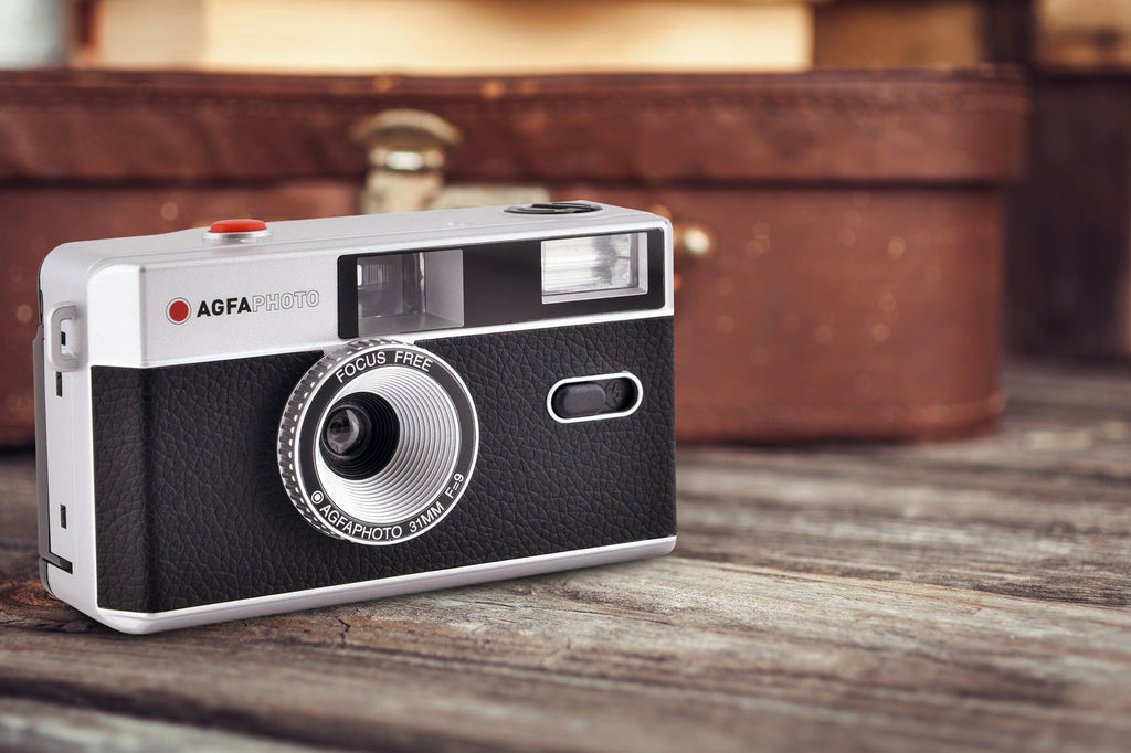 Appareil Argentique 35mm - Noir - 2 Pellicules Couleur Offertes - Agfaphoto
