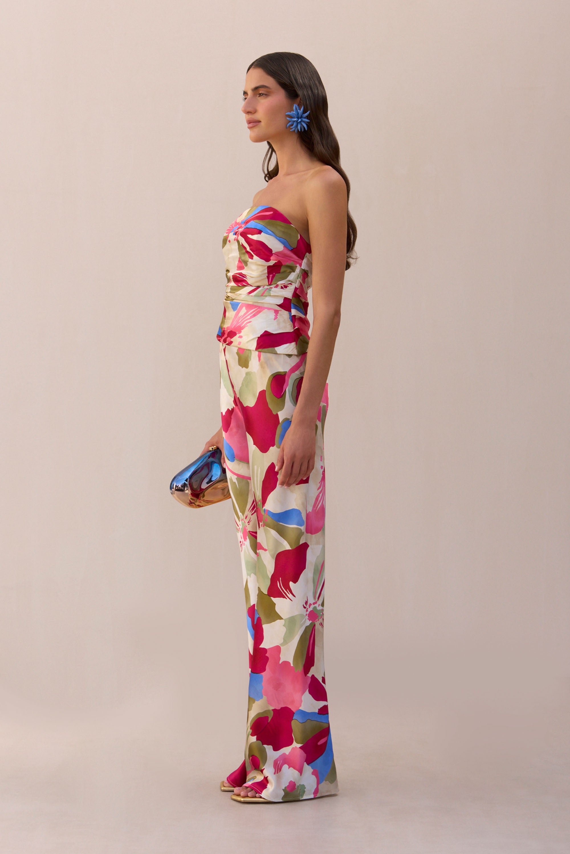 Top Krisha - Floral Rosette
