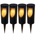 Grilly - Borne & Potelet Solaire - Plastique - Noir