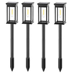 Luzy - Balise Solaire - Acier - Noir